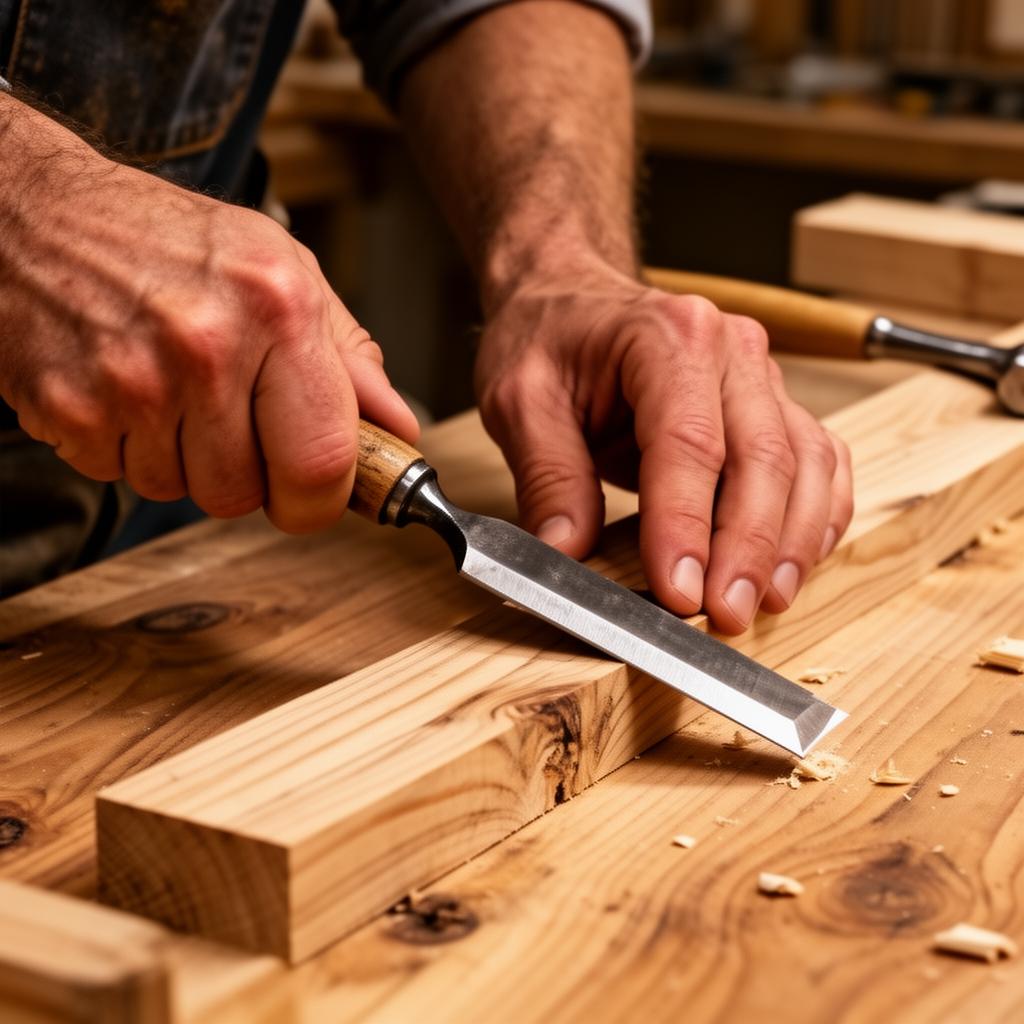 Skilled carpenter craftsmanship